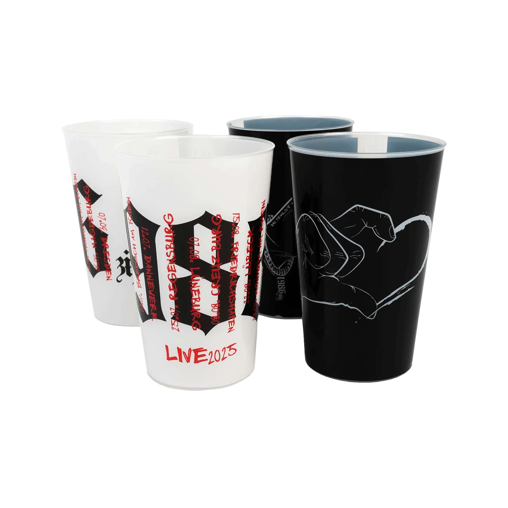 Tourbecher 4er Set 2025