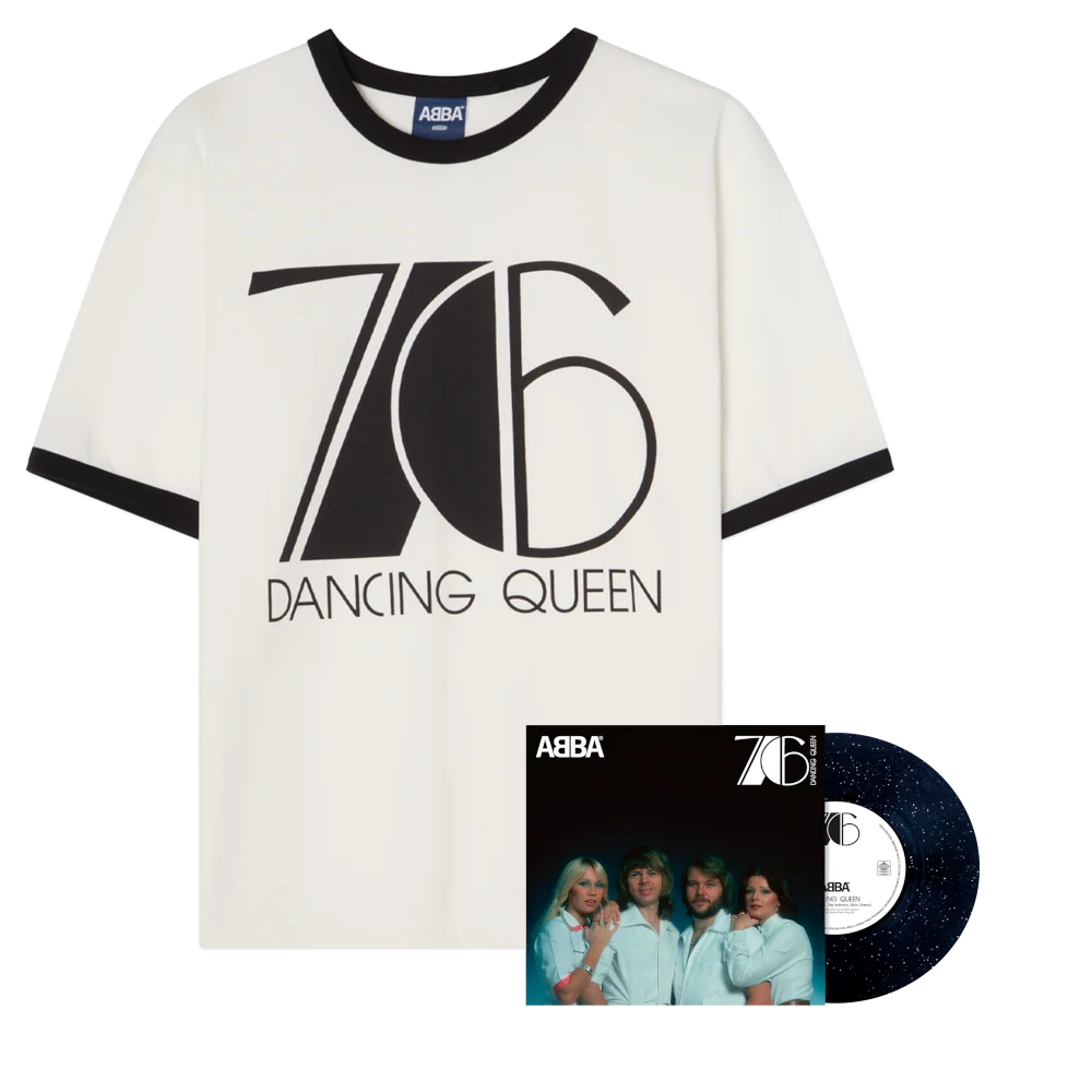 Dancing Queen Sparkling Single + Dancing Queen '76 Ringer T-shirt