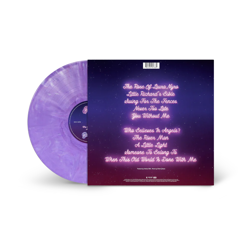 Store Exclusive Purple Marble Vinyl + Album Cover Black T-Shirt Bundle - Image 4