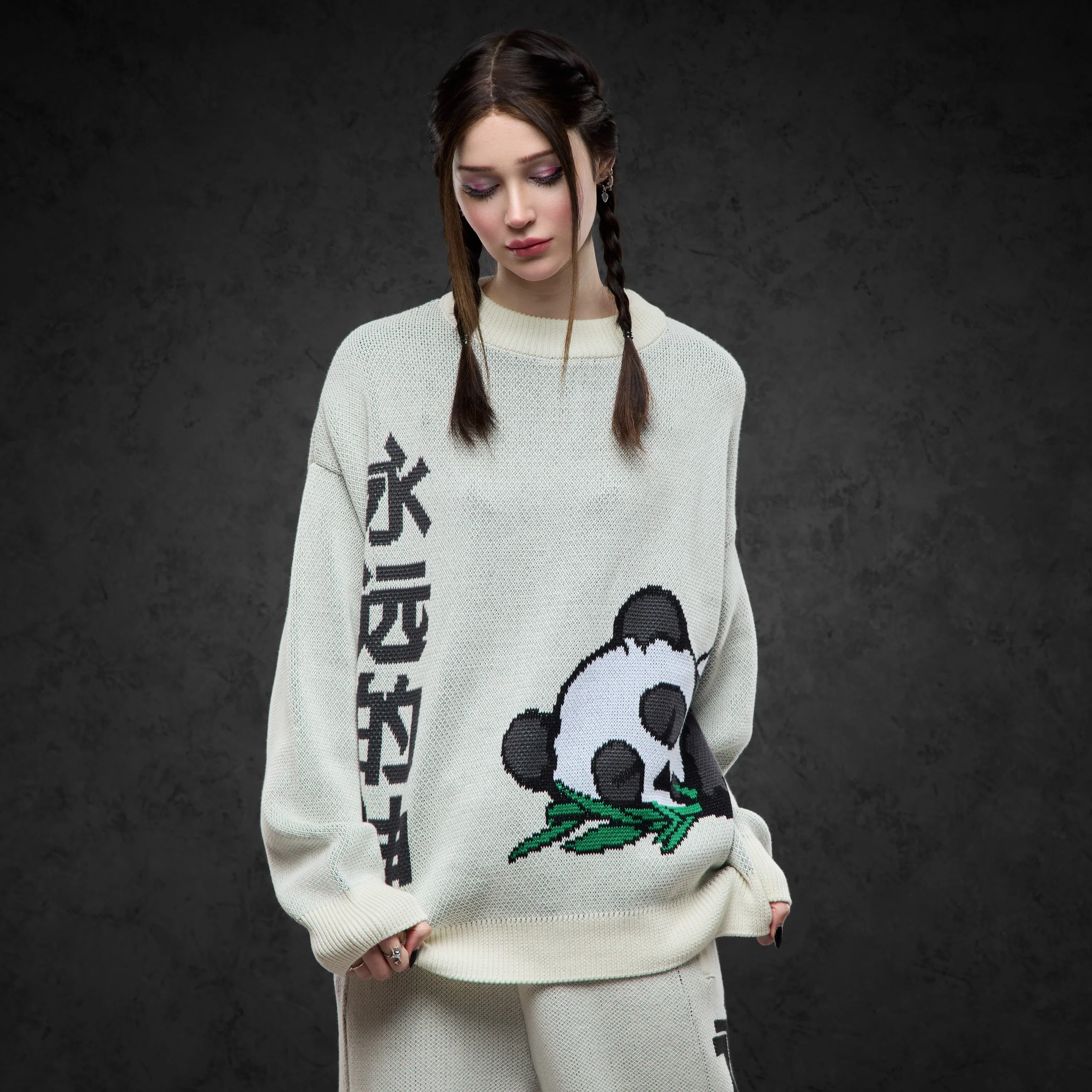 Patch Knit Sweater