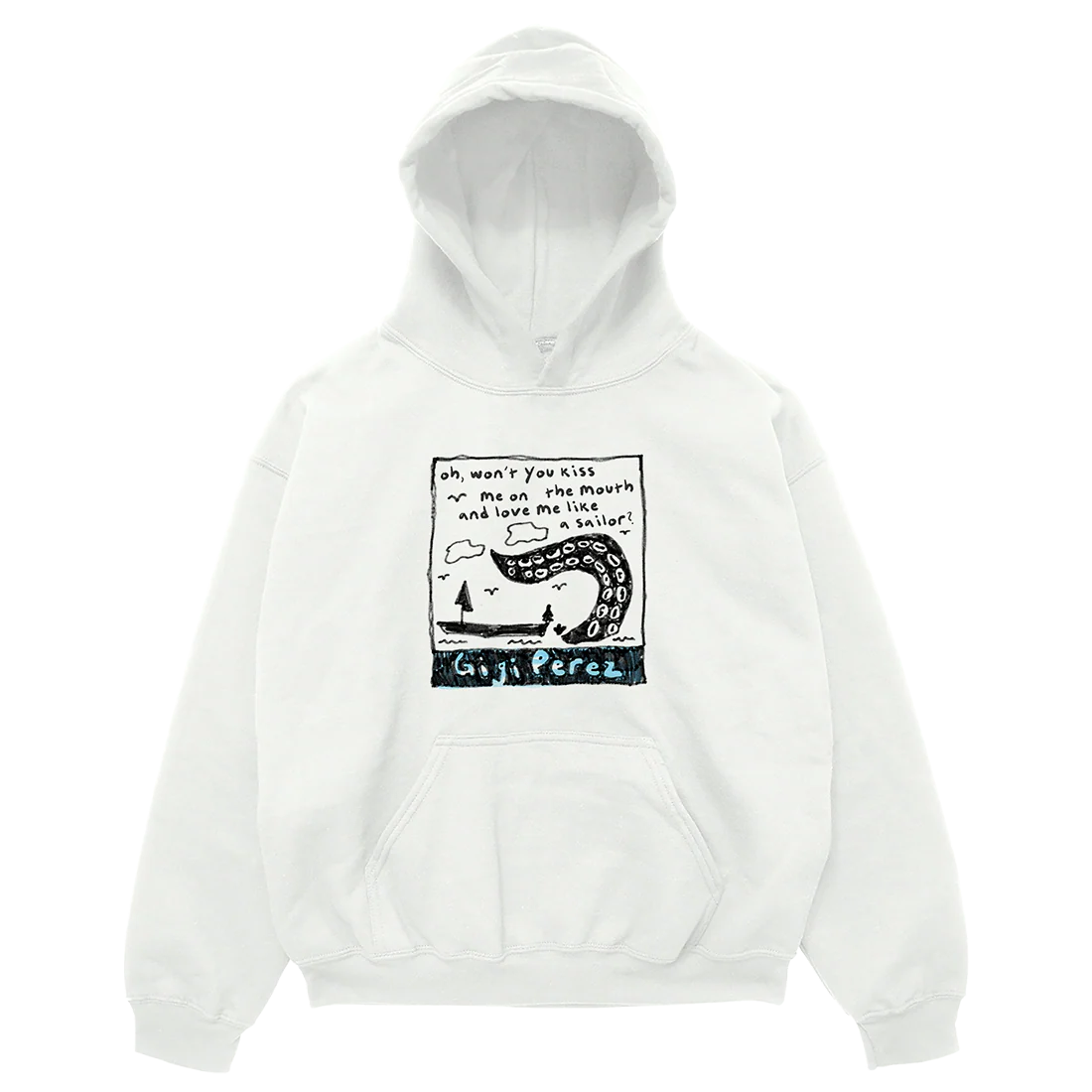Gigi Perez Sailor Song Tour White Hoodie