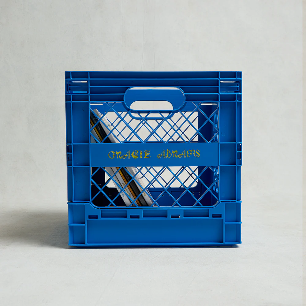 Blue Gracie Abrams Vinyl Crate - Image 2