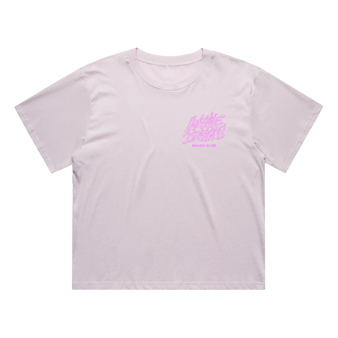 Beach Club Ladies Crop Tee