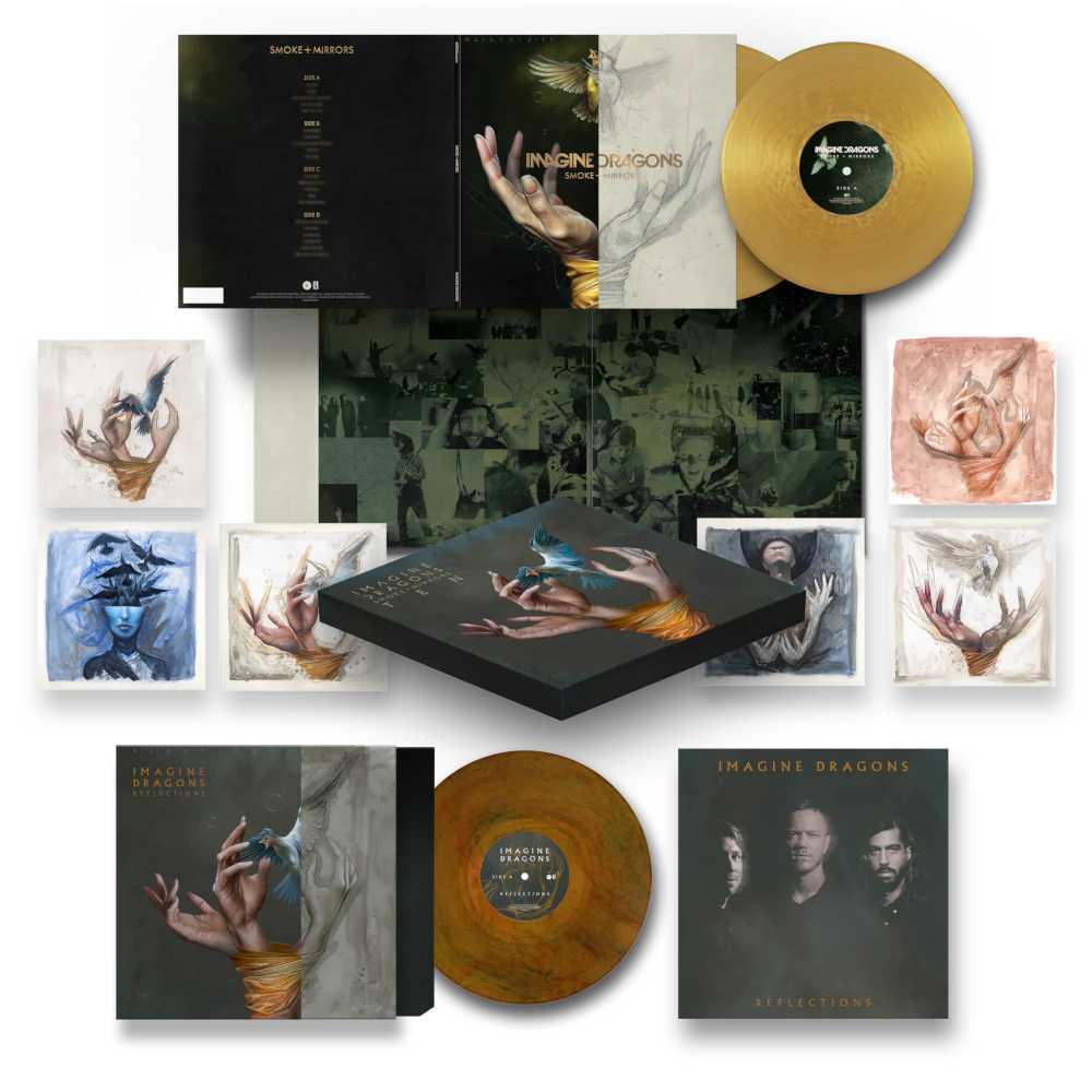 Smoke + Mirrors Ten Color Vinyl Box Set + Cantor Hoodie - Image 2