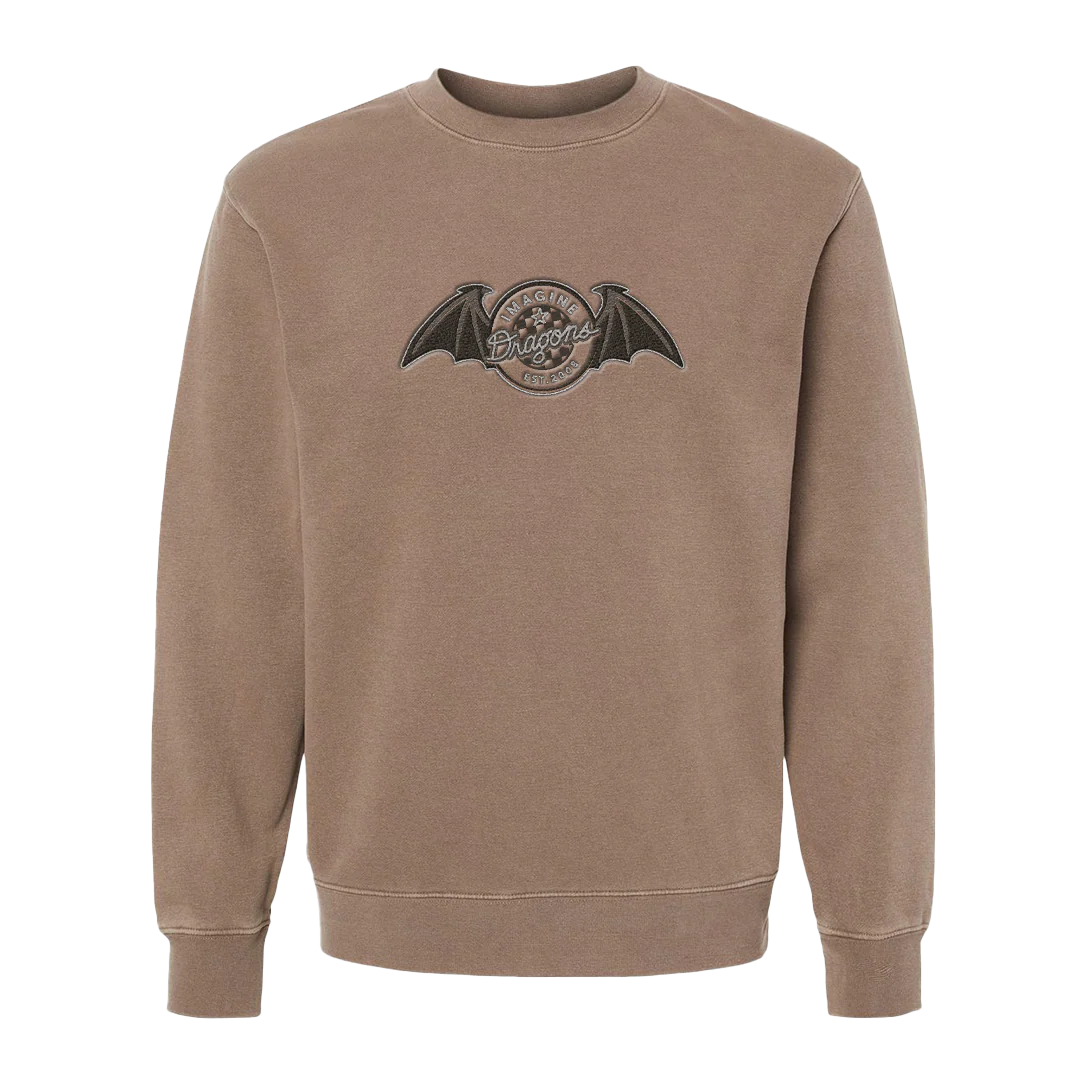 Wings Brown Crewneck