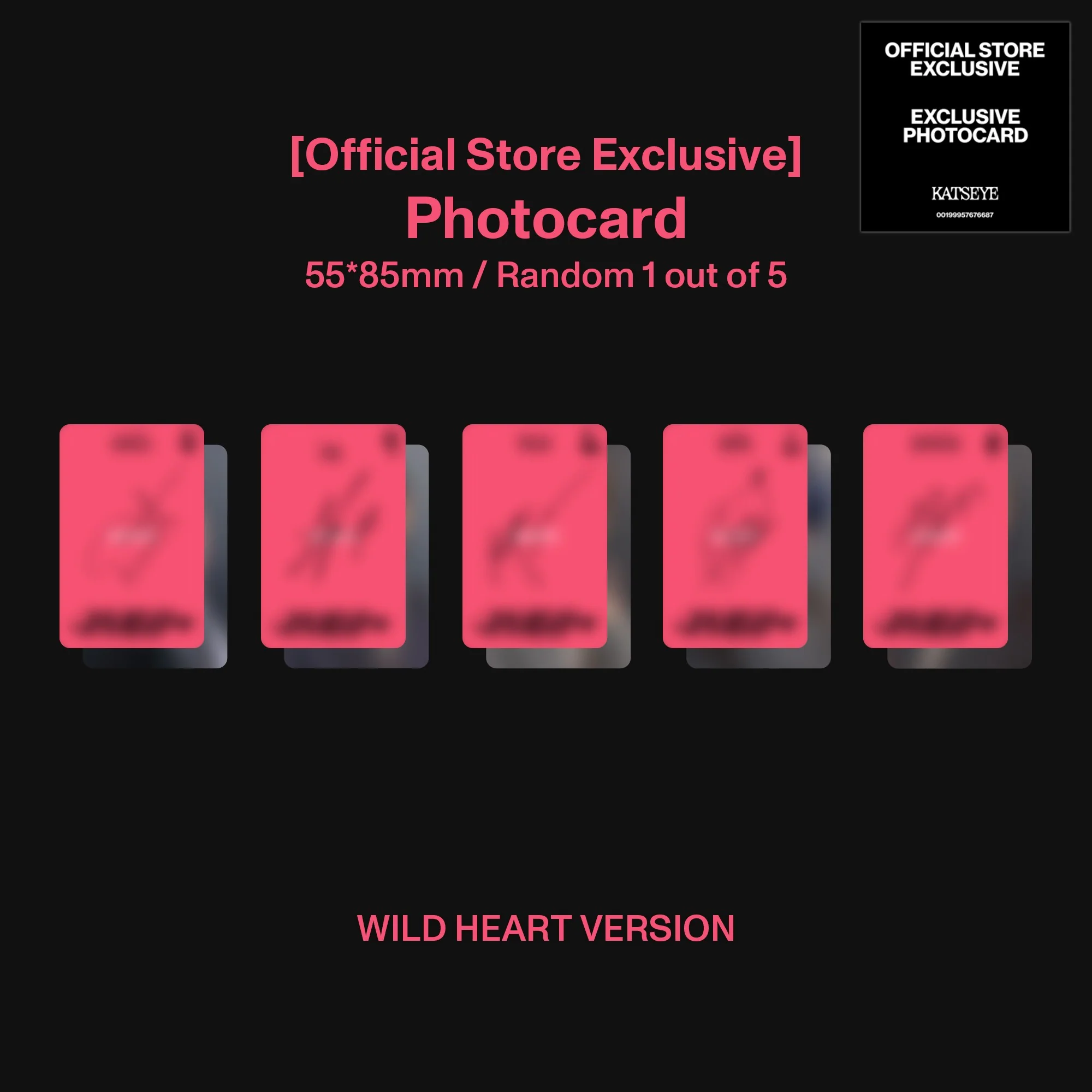 WILD - Wild heart ver. - Official Store Exclusive CD - Image 2