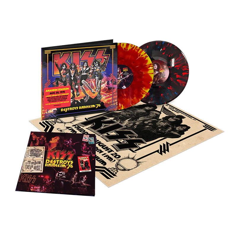 KISS Destroys Anaheim '76 2LP Color