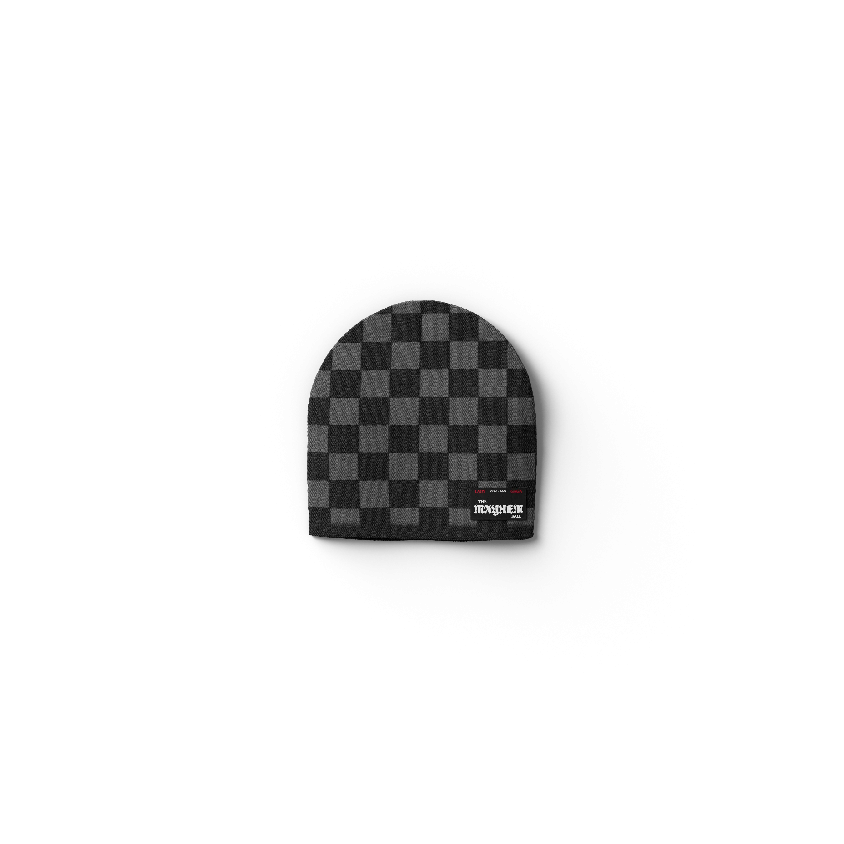 Off With Her Head Gray + Black Beanie