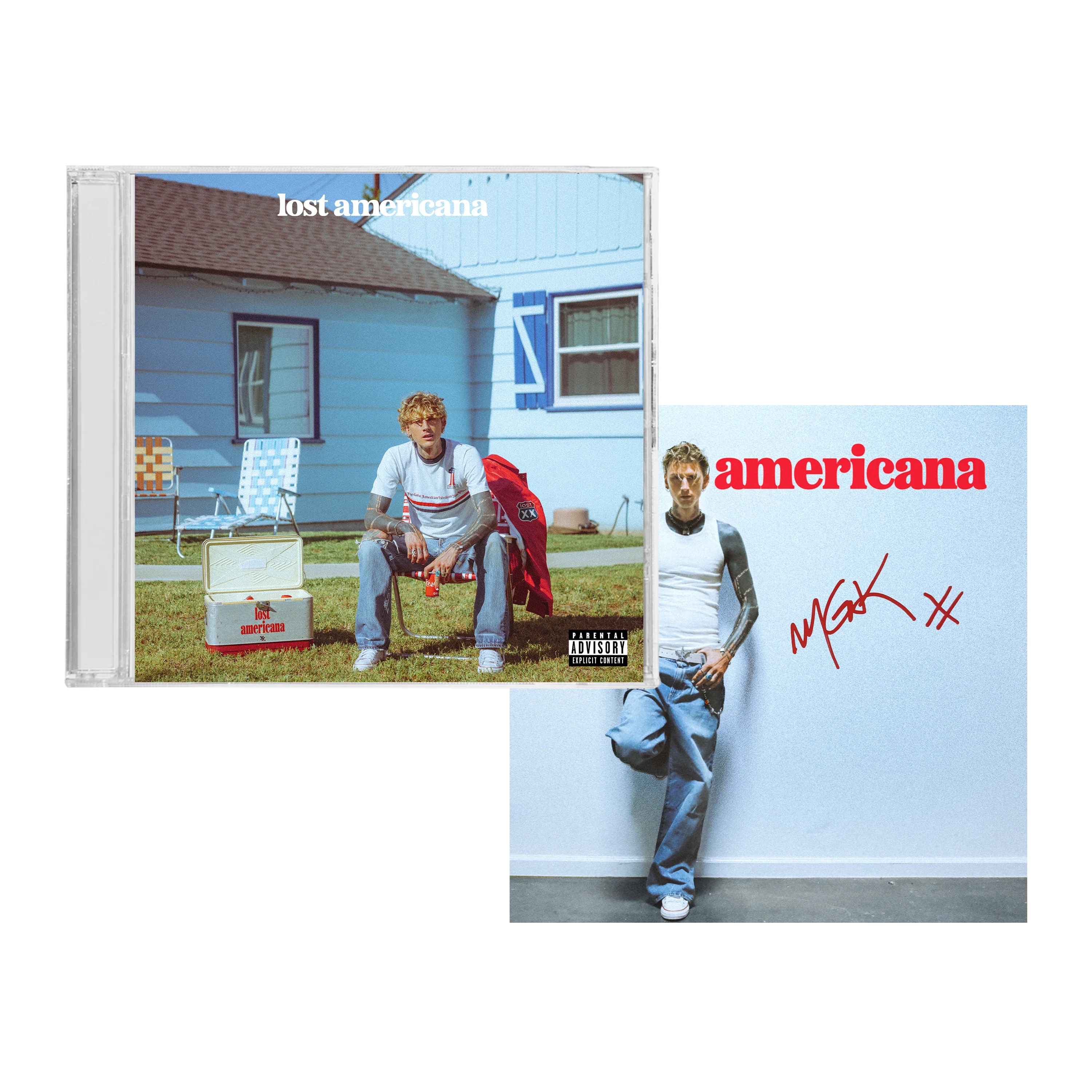 lost americana - store exclusive cd + signed art card