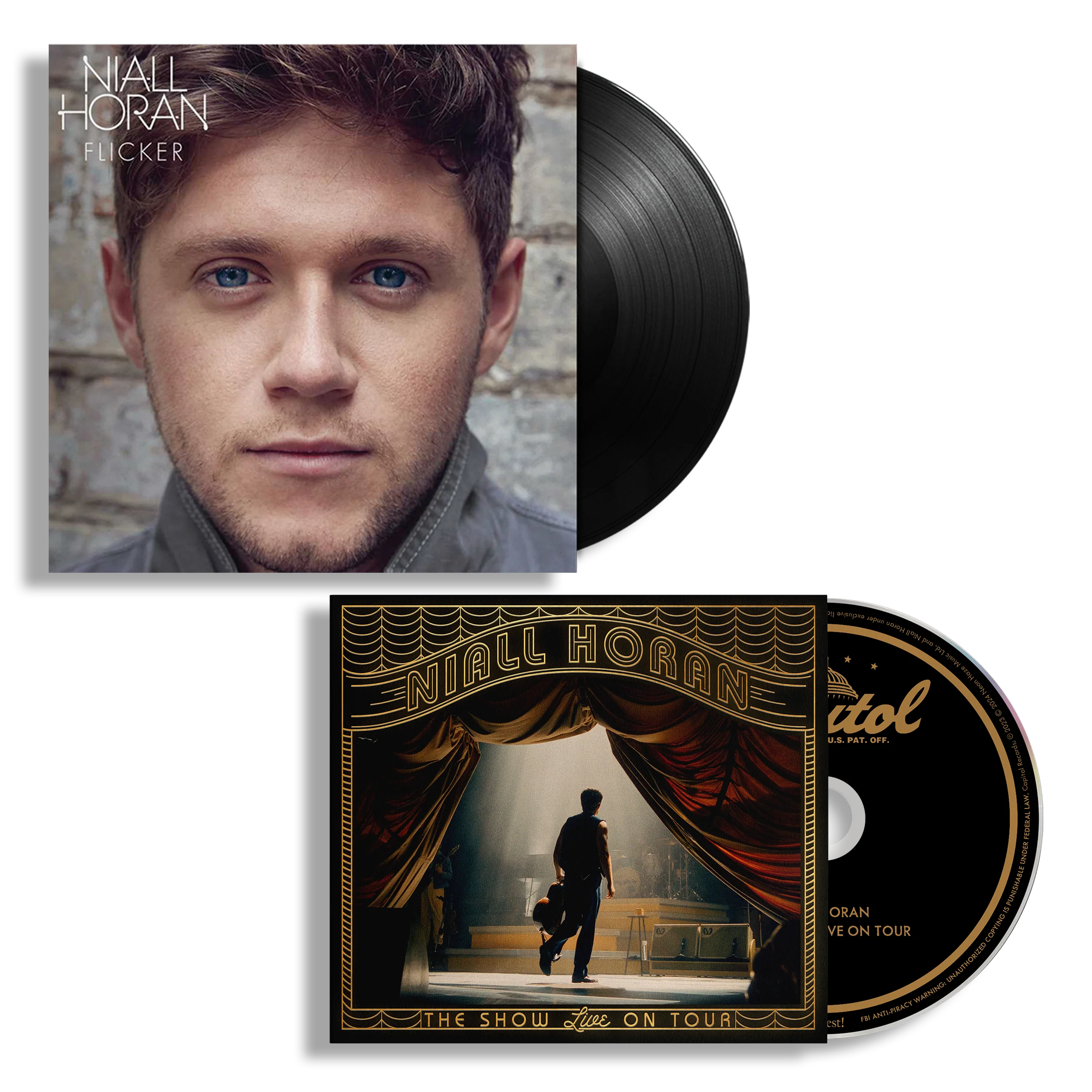 Flicker Vinyl + Live at Madison Square Garden CD bundle