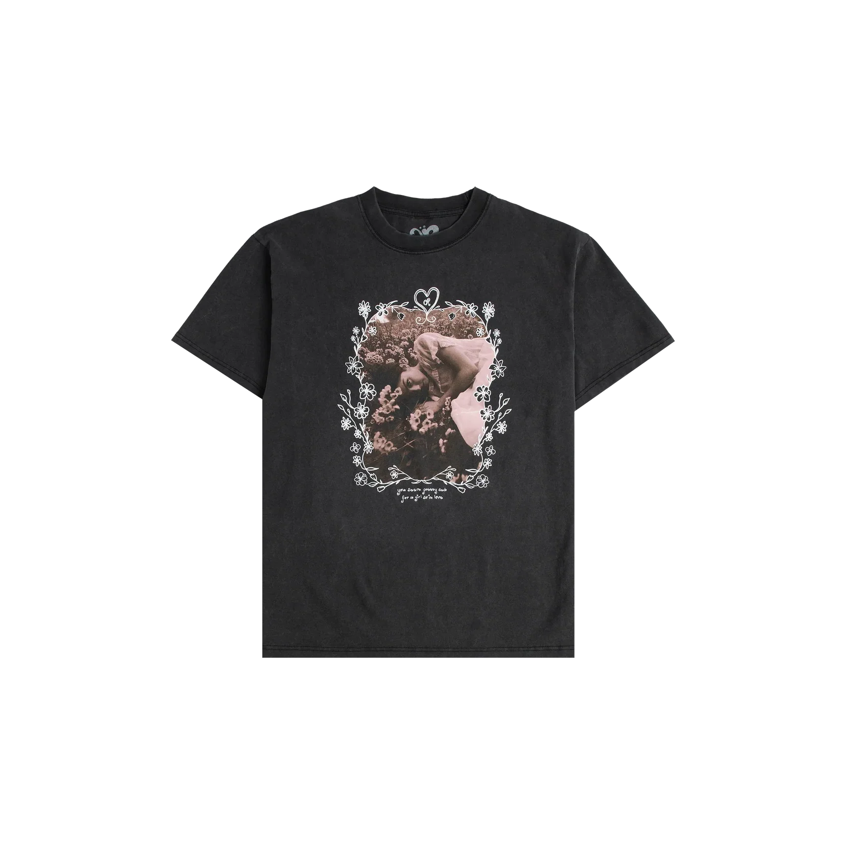 floral photo t-shirt