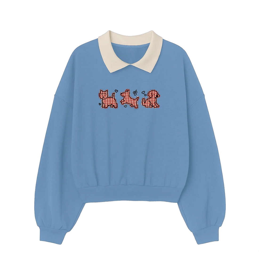 Man's Best Friend Collared Fleece Long Sleeve