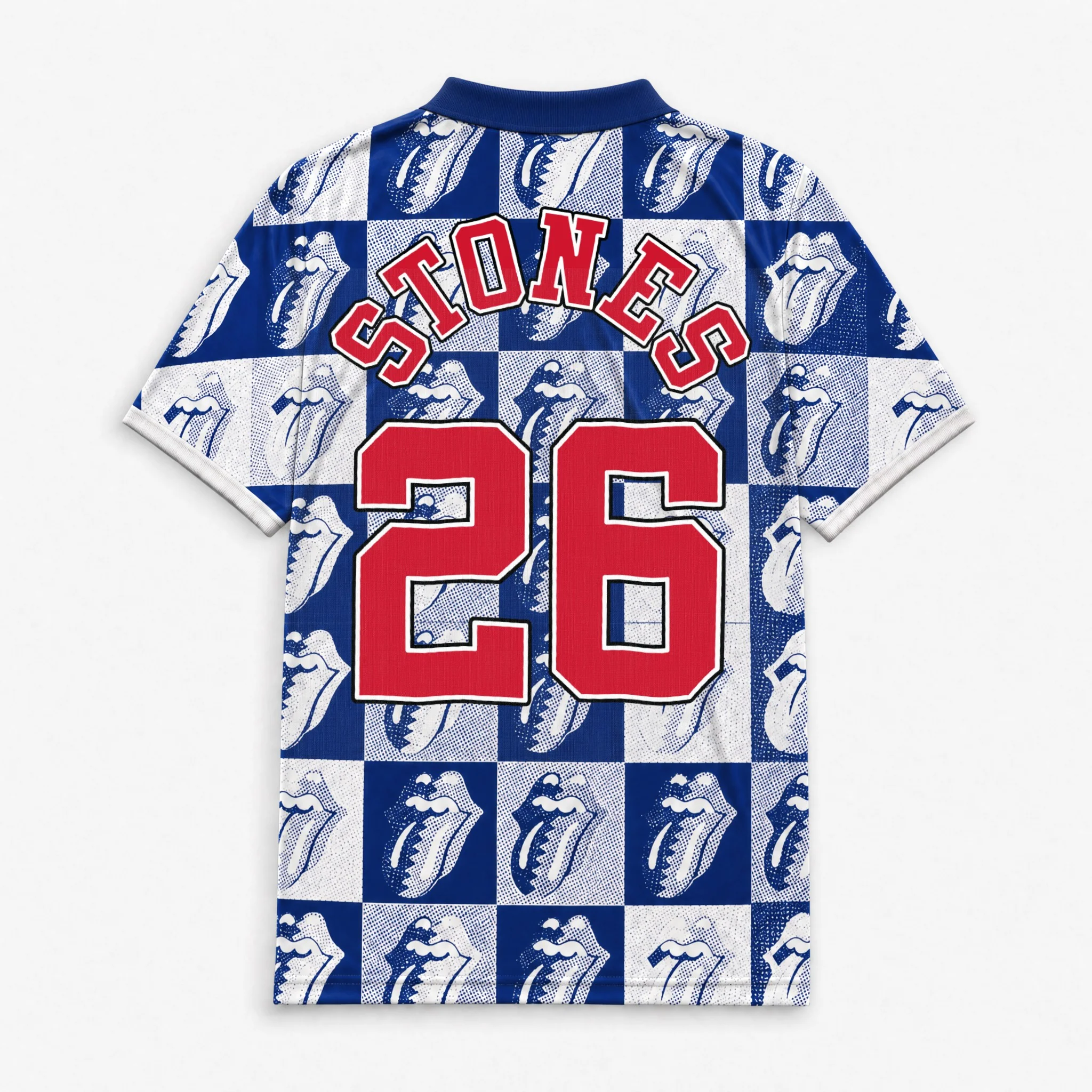 Rolling Stones x FIFA World Cup 2026 Checkered Jersey - Image 2