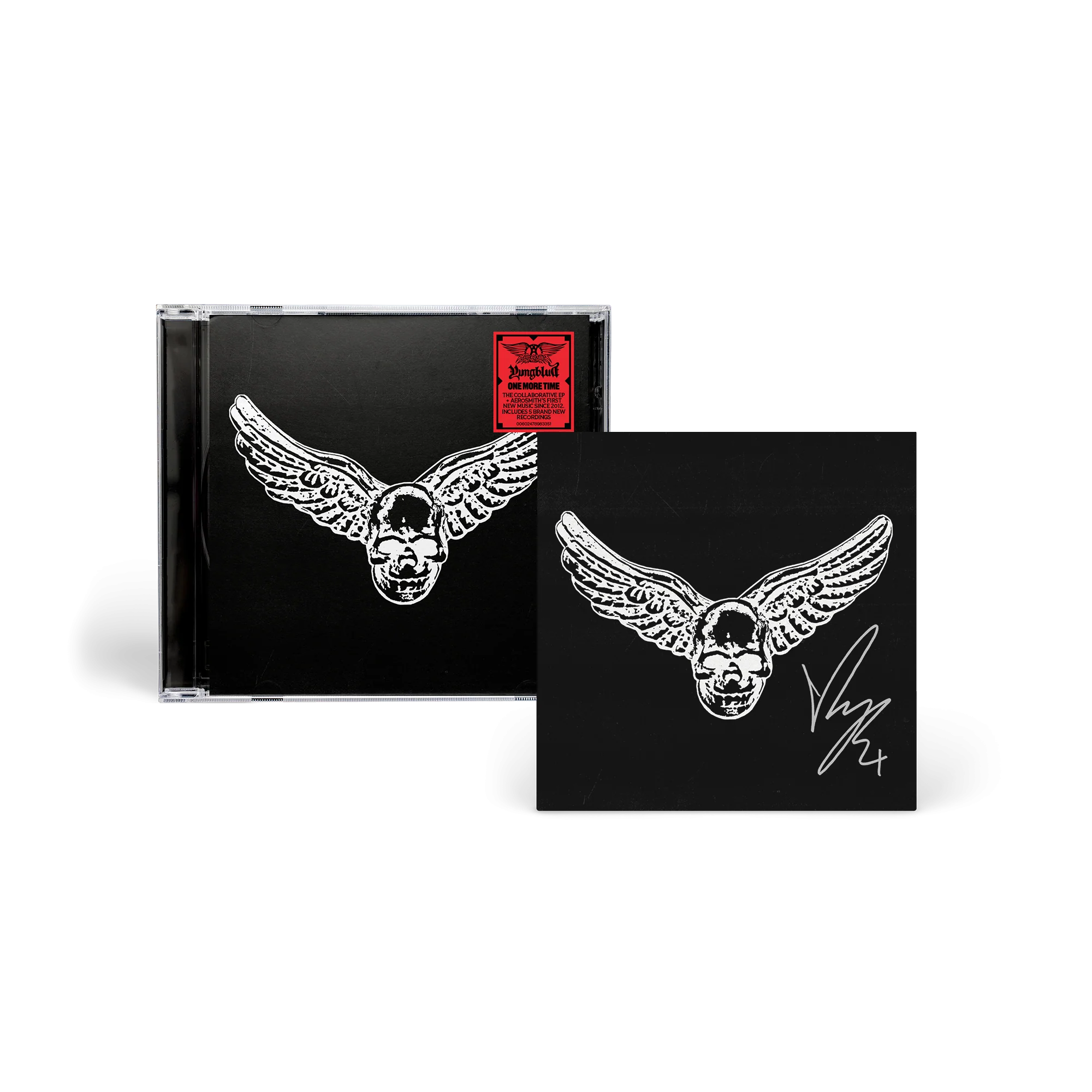 Aerosmith & YUNGBLUD - One More Time - CD + Signed Art Card